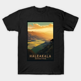 Haleakala National Park Travel Poster T-Shirt